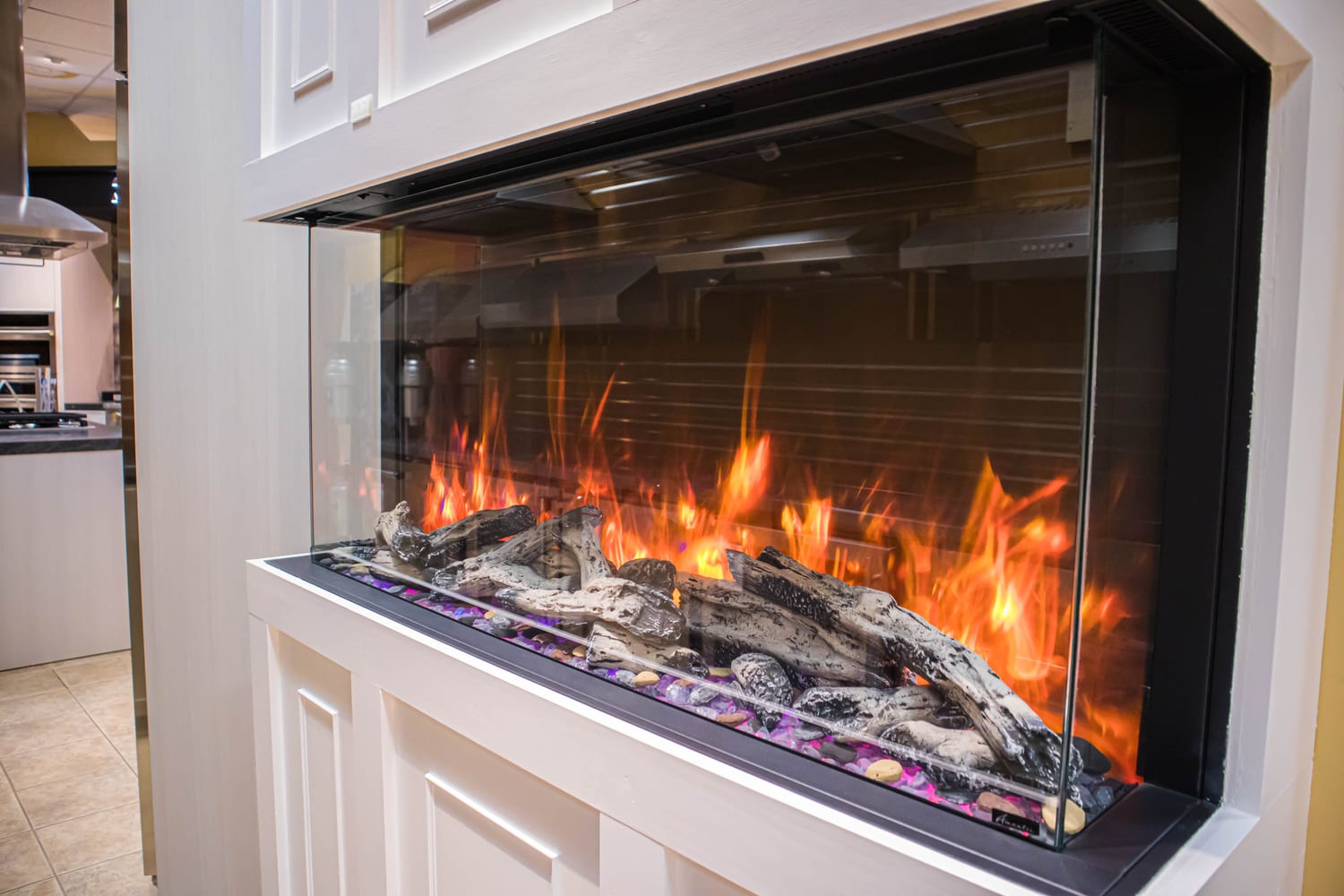 3-sided electric — flame-forward accent